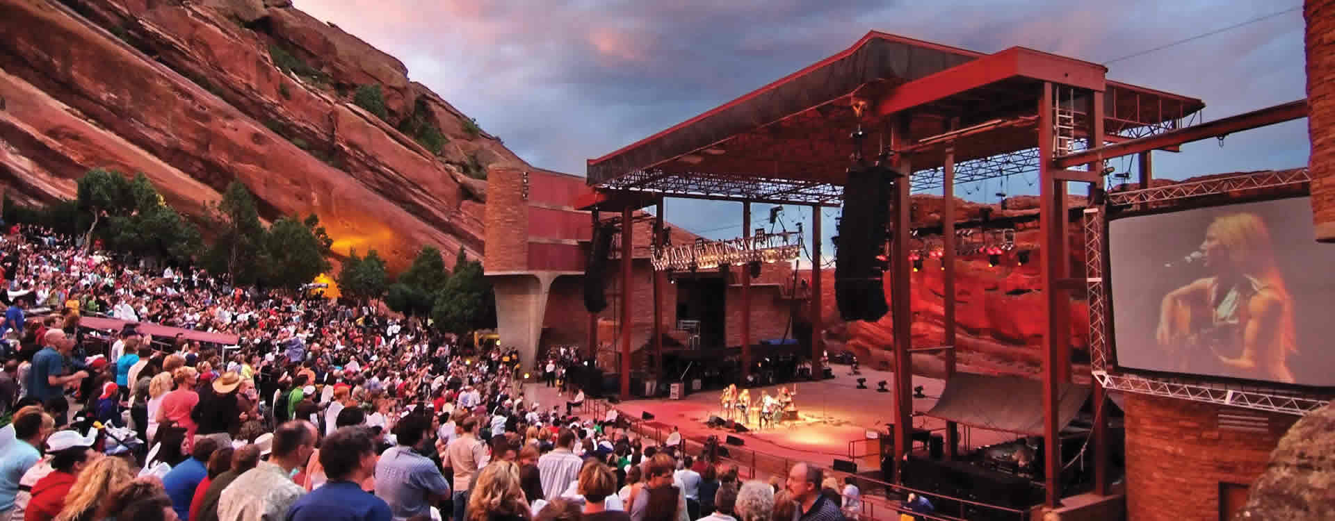 Limousine Transportation to Red Rocks Concerts