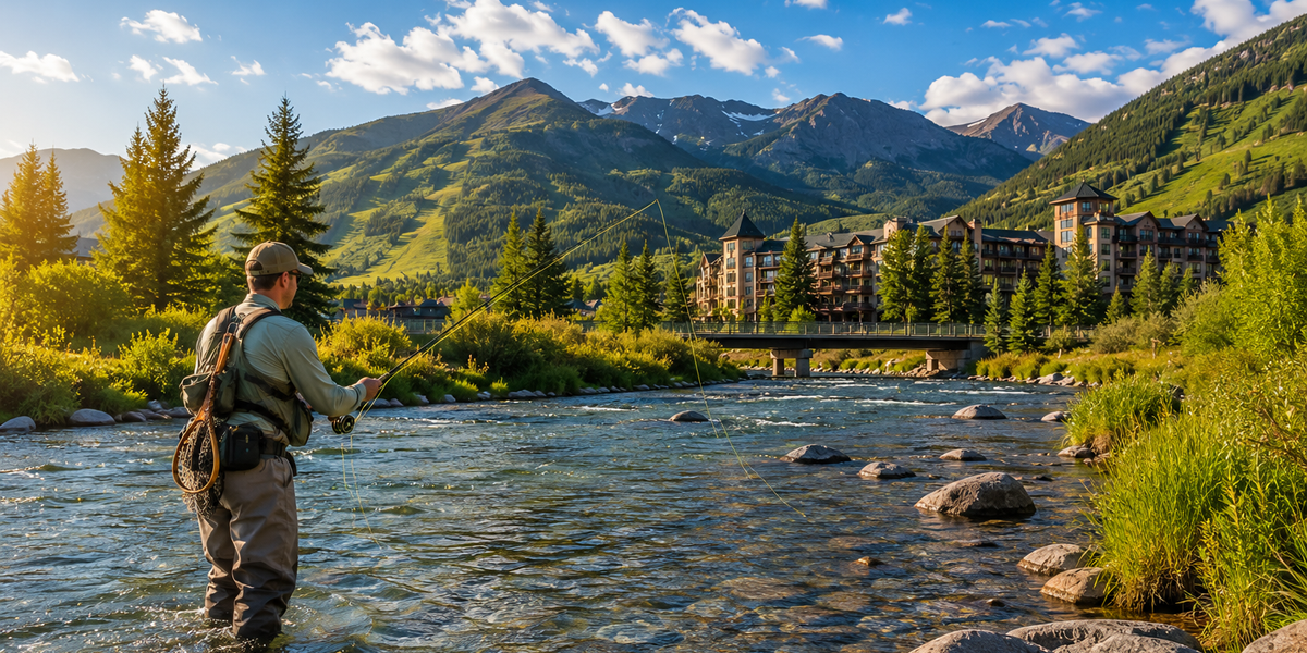 Fishing in Vail, Colorado