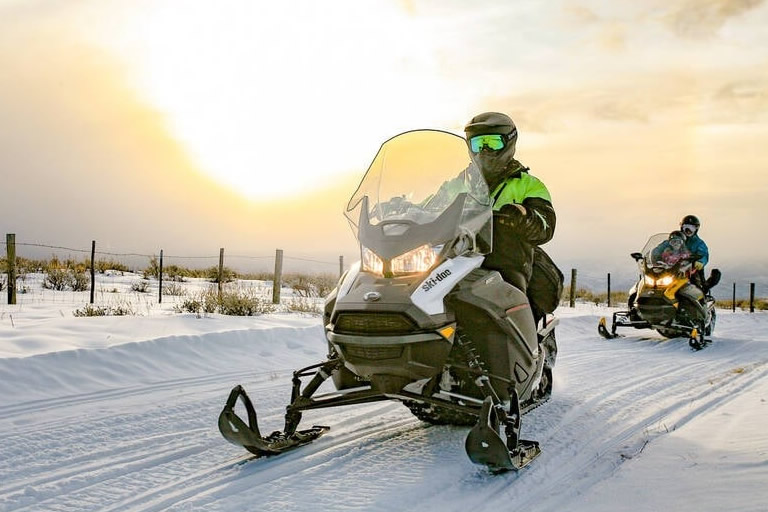 Snowmobiling in Vail, Colorado