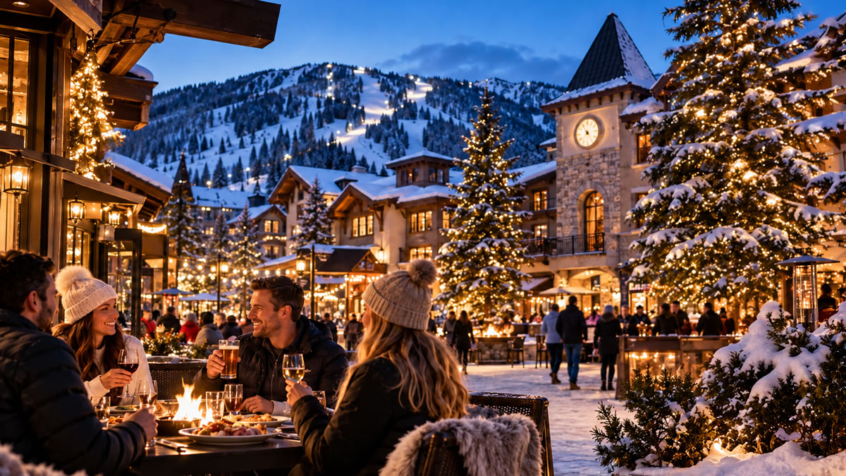 Winter Dining & Nightlife in Vail :Vail Transportation Ski-Town Nightlife